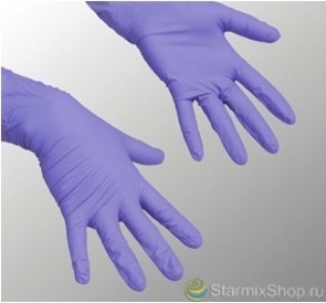 Нитриловые перчатки ЛайтТафф S Vileda