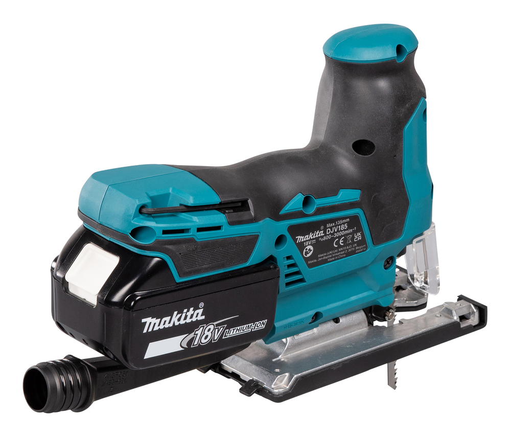 Лобзик аккумуляторный Makita DJV185Z LXT 18В, BL, Soft no Load, XPT, ход 23 мм, плавный пуск, поддержание оборотов п, без акб и ЗУ