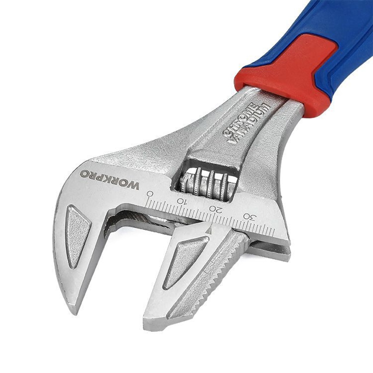 Ключ разводной сантехнический 200 мм  2 в 1 WORKPRO