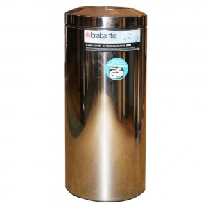 Корзина-пепельница напольная полированная самогасящаяся MERIDA 30 л KMS12