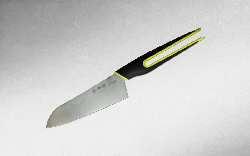 Нож кухонный Сантоку 14 см Shizu Hamono Shikisai U-Flex