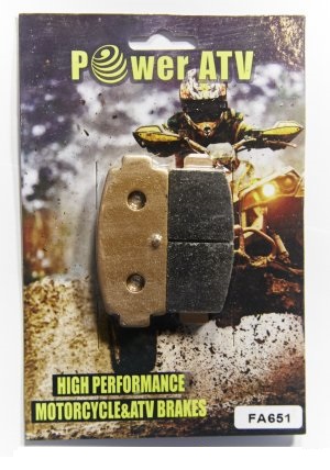 Колодки тормозные CFmoto Z6, Z8, u8w CFmoto Z6, Z8 задние  Poweratv FA651