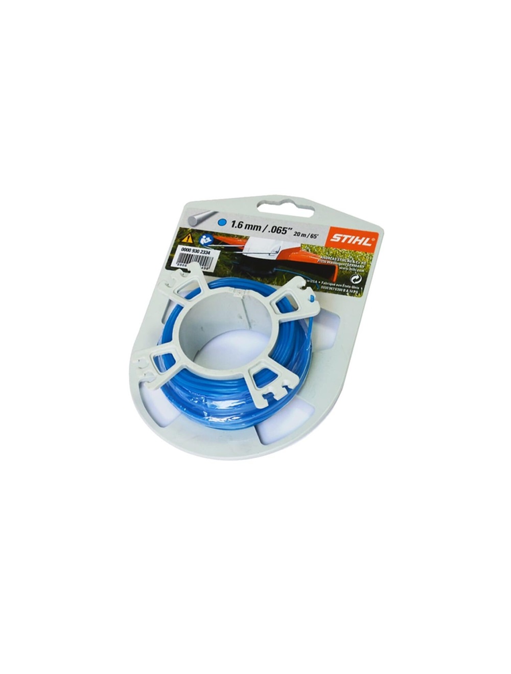 Струна 1,6 мм x 19 м STIHL круглого сечения синий