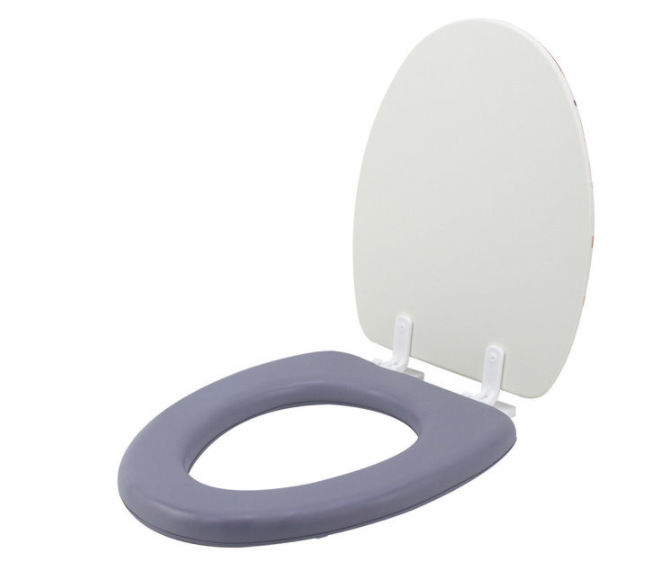 Мягкое сиденье для унитаза CHLOE-O (серый)