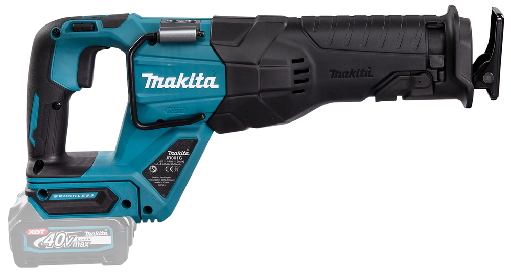 Пила сабельная аккумуляторная Makita JR001GZ Li-ion, 40В, XGT, 32 мм, 0 - 3000 об/мин, без акб и ЗУ