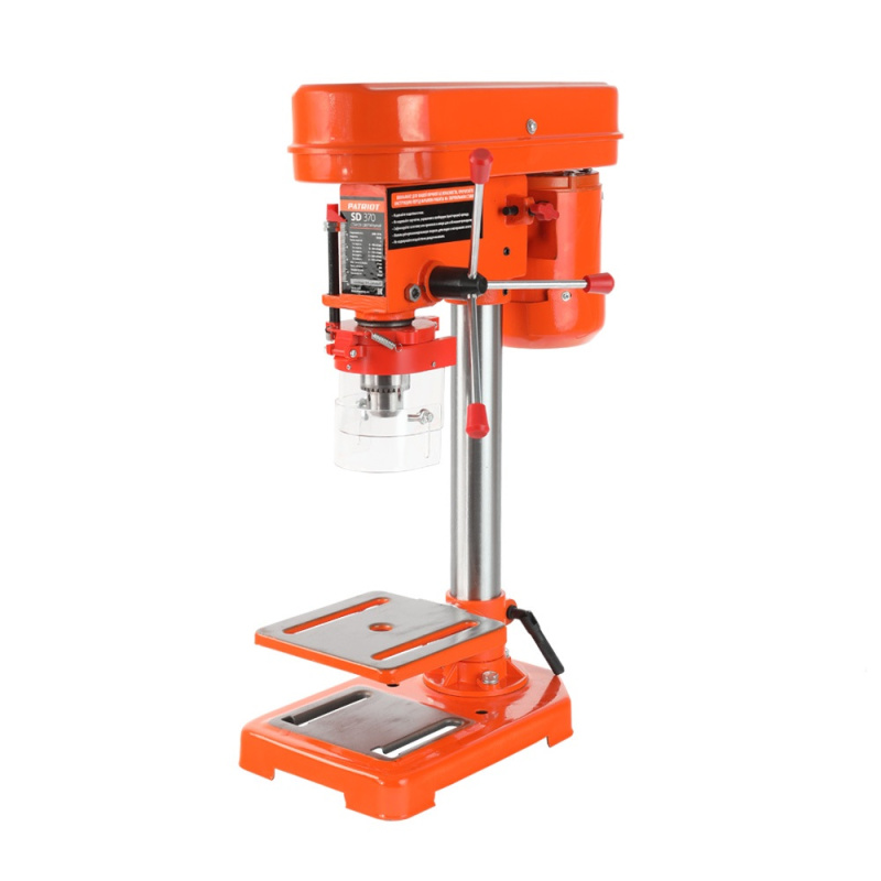 Станок сверлильный PATRIOT SD 370,  350 Вт, тиски в комплекте.