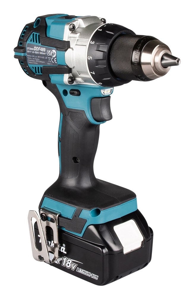 Дрель-шуруповерт аккумуляторная Makita DDF489Z LXT 18В, 130 Нм, 2100 об/мин, без акб и ЗУ