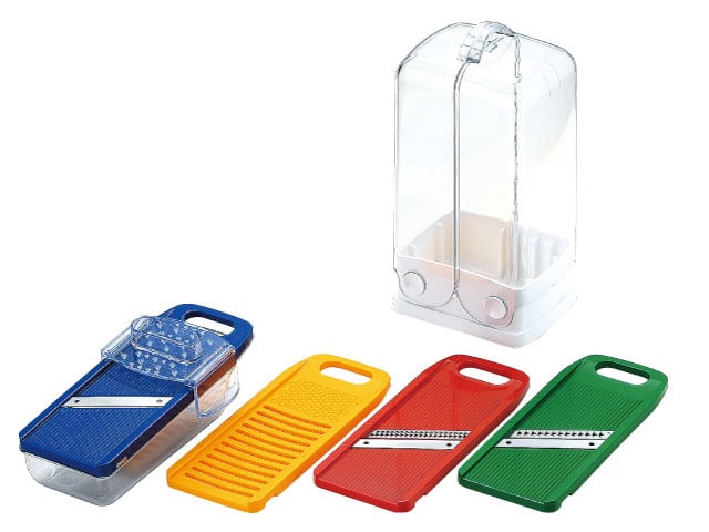 Набор из четырех терок в контейнере