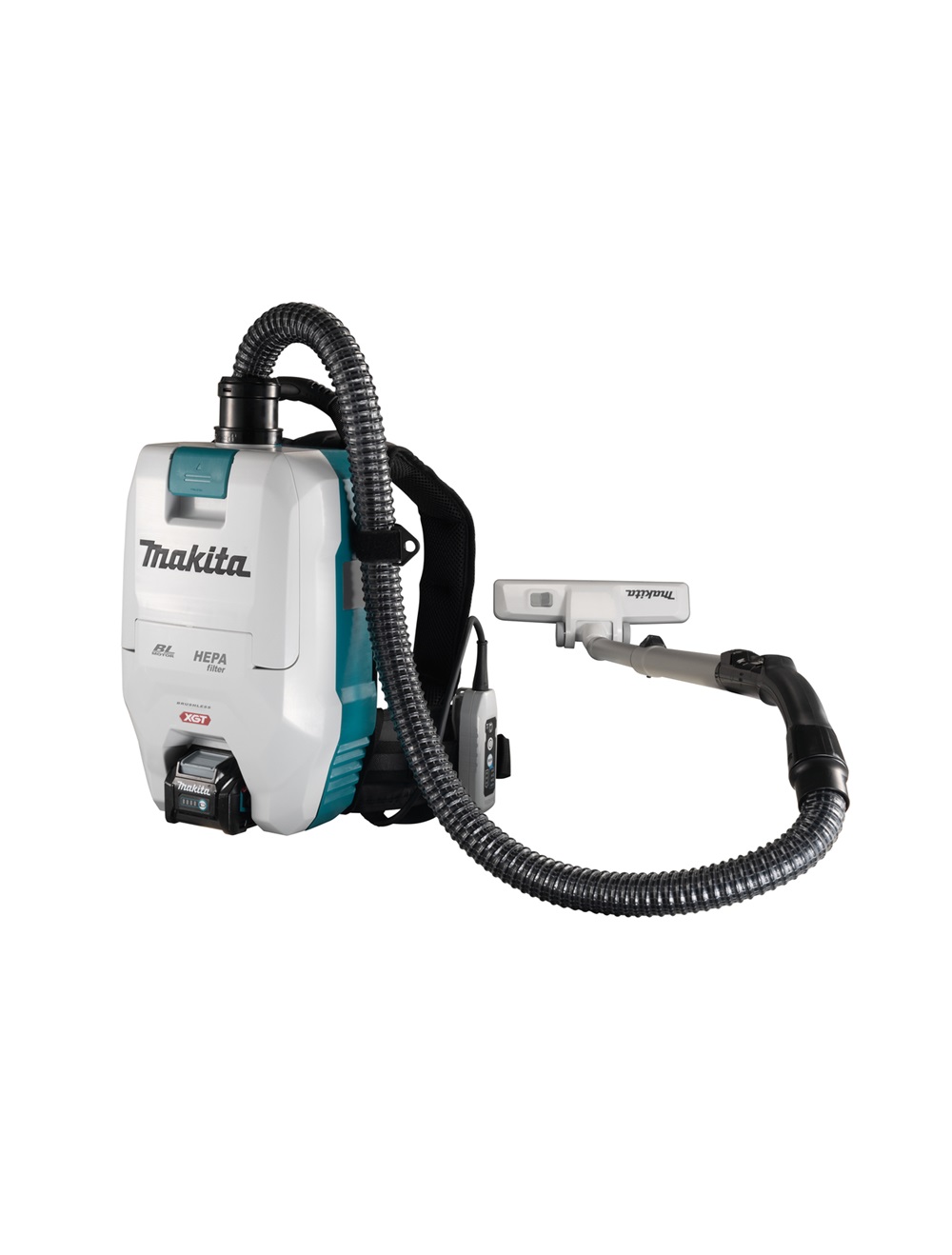 Ранцевый пылесос аккумуляторный Makita VC008GZ XGT 40 В, 18 кПа, 2 л, без акб и ЗУ