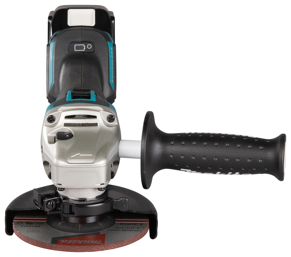 Угловая шлифмашина аккумуляторная Makita DGA506RME LXT 18В, 125 мм, 8500 об/мин, 2х4.0 Ач Li-ion