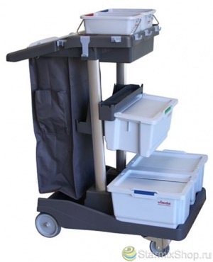 Комплексная тележка Vileda 145150 Волео Про Swep, 3 контейнера