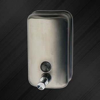Дозатор для жидкого мыла из нержавеющей стали "SOLINNE" 500 мл, ТМ801ML