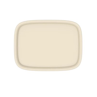 Плетёная корзина для белья сборная «Лён» 100 л (43х32.1х80 см) слоновая кость