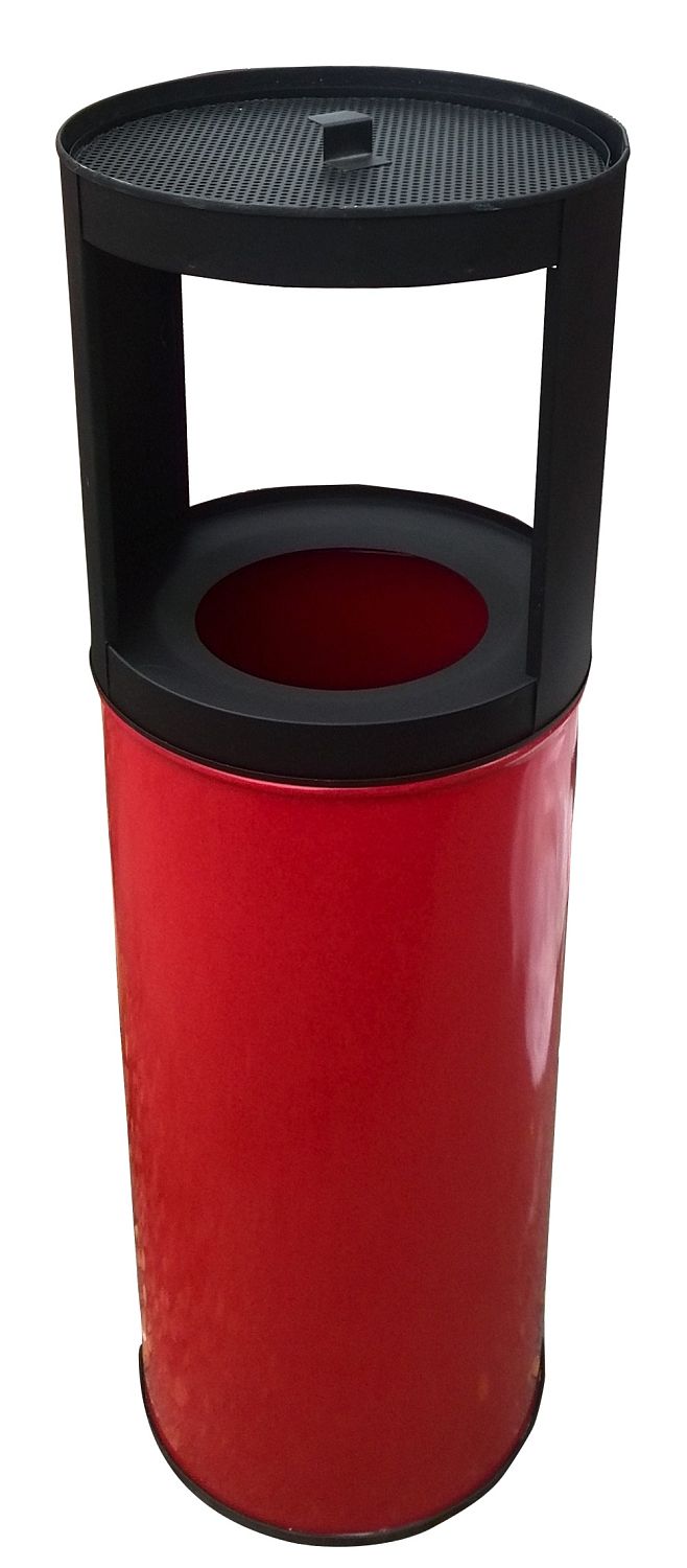 Урна-пепельница "Муар" красная