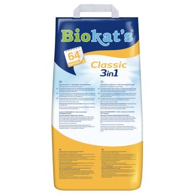 BIOKAT'S CLASSIC наполнитель комкующийся 20 л (20 кг)