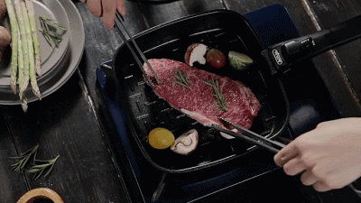 Набор посуды BoOhgle (бежевый) 5 в 1 со съемной ручкой c антипригарным керамическим покрытием