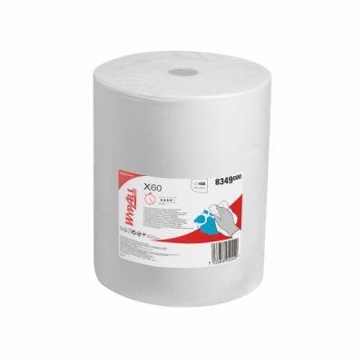 8349 Протирочный материал в рулонах WypAll X60 белый (1 рул х 650 л)