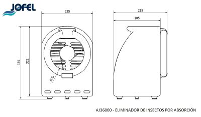 Ловушка для летающих насекомых Jofel AJ36000