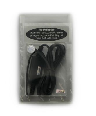 Адаптер телефонной линии RecAdapter для диктофонов EM Tiny16