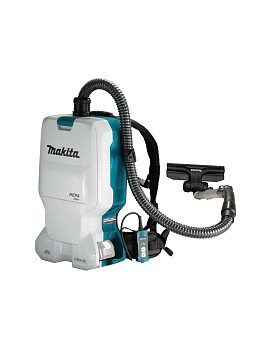Пылесос ранцевый аккумуляторный Makita DVC660Z LXT 18В X2,  11 кПа, 6 л, без акб и ЗУ