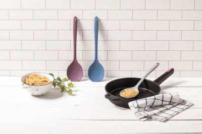 Силиконовая ложка поварская KF Pastel