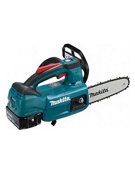Пила цепная аккумуляторная Makita DUC204RF LXT BL 18В, 570Вт, 8"/20см, 3/8", 1,1мм, 24м/с, XPT (BL1830B, DC18RC)