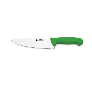 Нож кухонный Шеф Jero P3 20 см зеленая рукоять