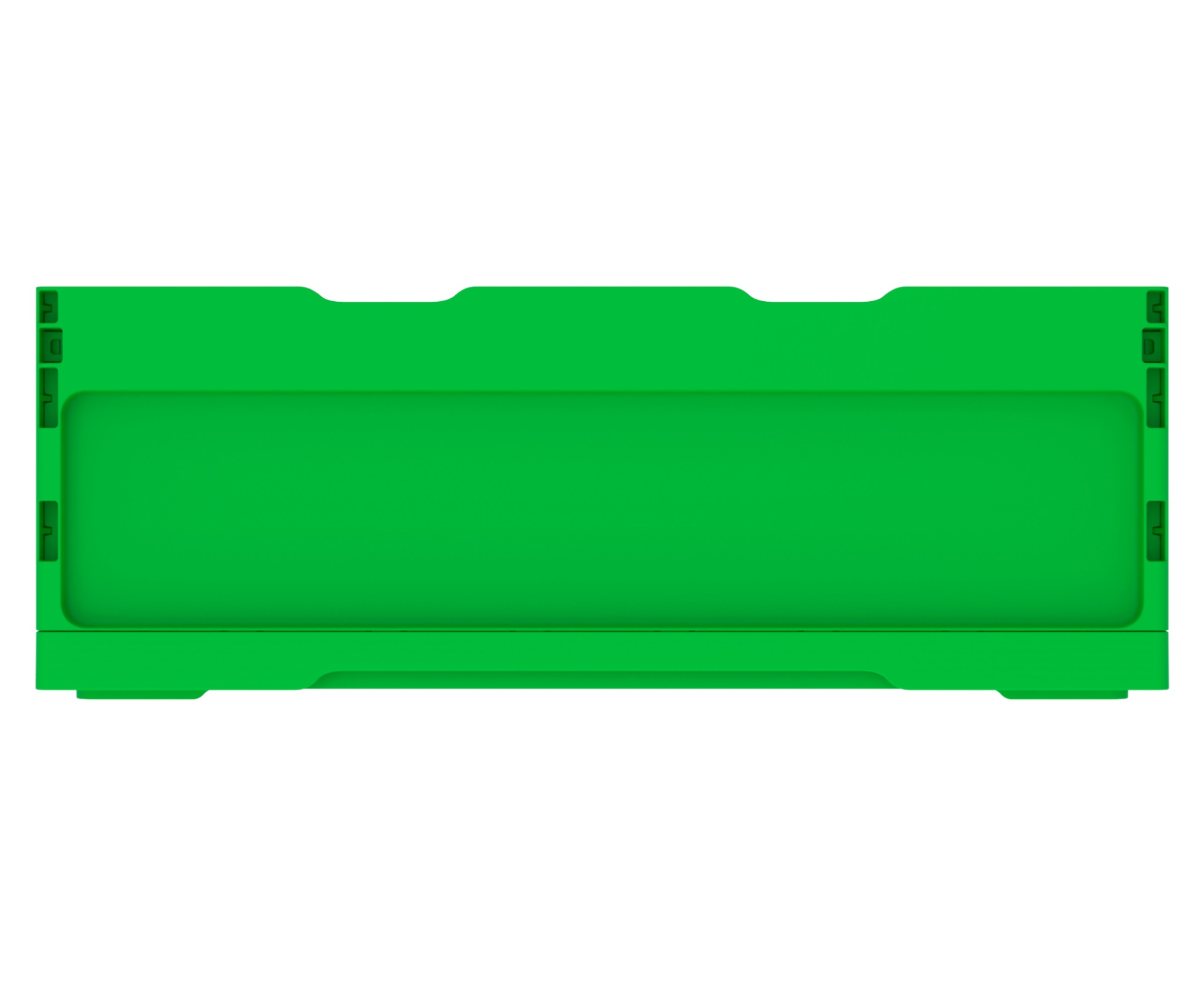 Ящик складной с кнопками-фиксаторами (ударопрочный, морозостойкий) АП 488, комплект 7 штук