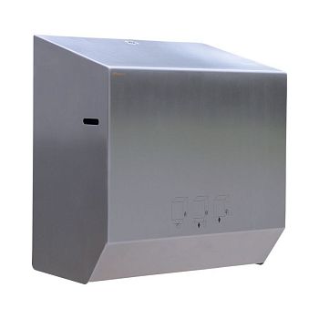 Диспенсер для бумажных полотенец в рулонах металлический автомат "MERIDA STELLA" MAXI (матовый) CSM302