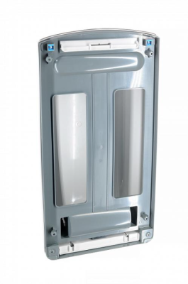 Корзина настенная открытая 40 л MERIDA UNIQUE SILVER LINE KUS101