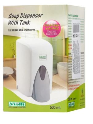 Дозатор для жидкого мыла Vialli белый S5