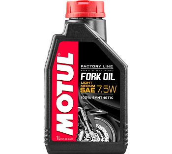 Вилочное масло MOTUL Fork Oil Factory Line Light/Medium 7.5W (1л)