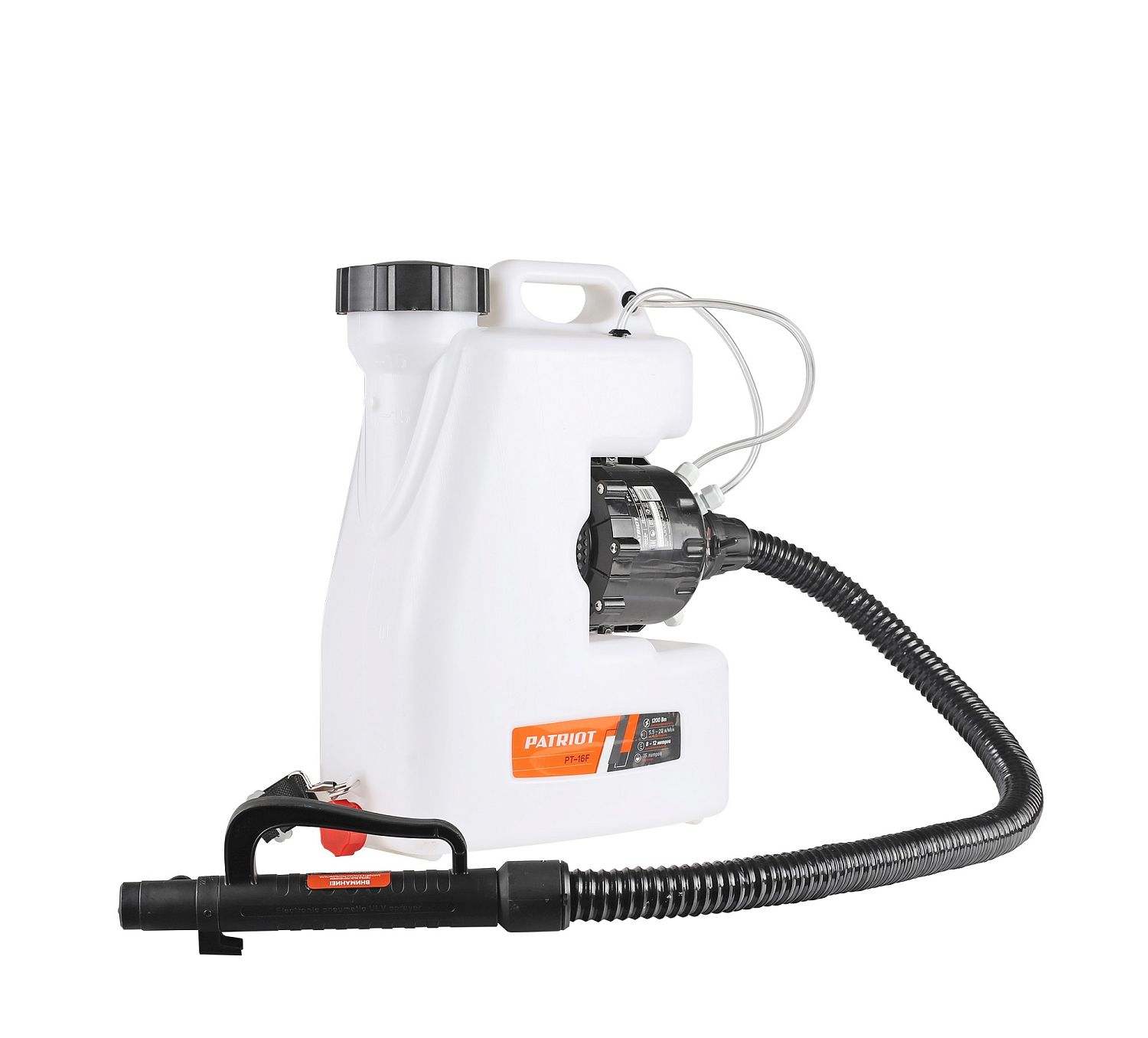 Генератор холодного тумана PATRIOT PT-16F, ранцевый, электрический, 16 л, 1200 Вт.