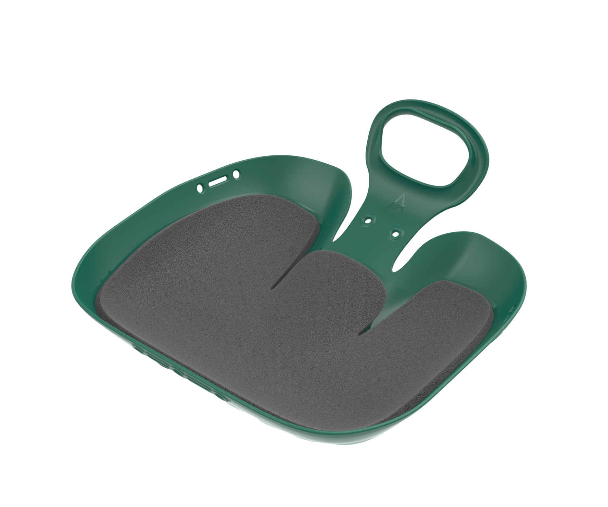 Санки ледянки "Вираж" с мягкой сидушкой 39х37х14 см