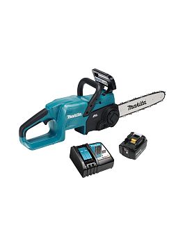 Пила цепная аккумуляторная Makita DUC307RT LXT BL 18В, 610 Вт, 12"/30 см, 3/8", 1,1 мм, 8 м/с, XPT, (BL1850B, DC18RC)