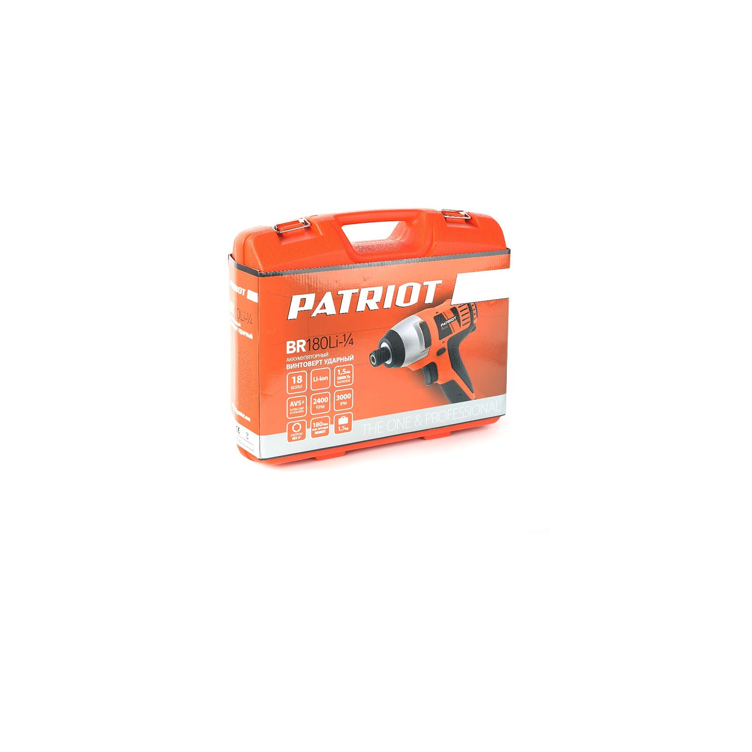 Винтоверт ударный аккумуляторный PATRIOT BR 180-1/4 UES