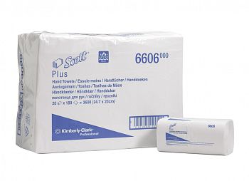 Бумажные полотенца в пачках Kimberly-Clark SCOTT Plus 6606