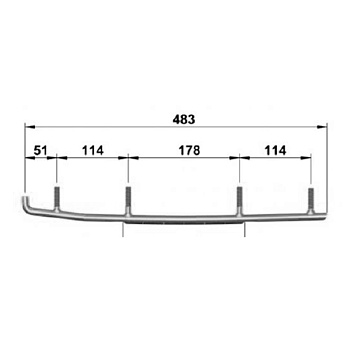 Коньки лыж усиленные 160 мм Sledex для Arctic Сat, Bearcat, Pantera