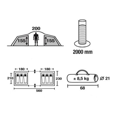 Палатка Green Glade Konda 6