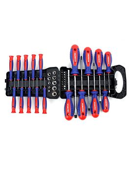 Набор отверток и бит  45 шт на подставке WORKPRO