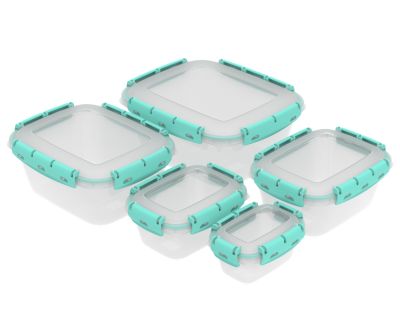 Набор контейнеров с уплотнителем №1 (0,38л; 0,8л; 1,5л; 2,5л; 3,9л) 5 шт