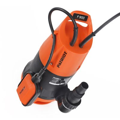 Насос дренажный PATRIOT F 900 для грязной воды, 900 Вт