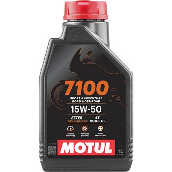 Моторное масло MOTUL 7100 4T SAE 15W50 (1 л.)