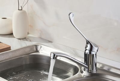 СМЕСИТЕЛЬ ДЛЯ МОЙКИ LEDEME L4579-2 ЛОКТЕВОЙ ХИРУРГИЧЕСКИЙ