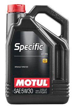 Моторное масло MOTUL Specific RN 0720 5W30 (5 л.)