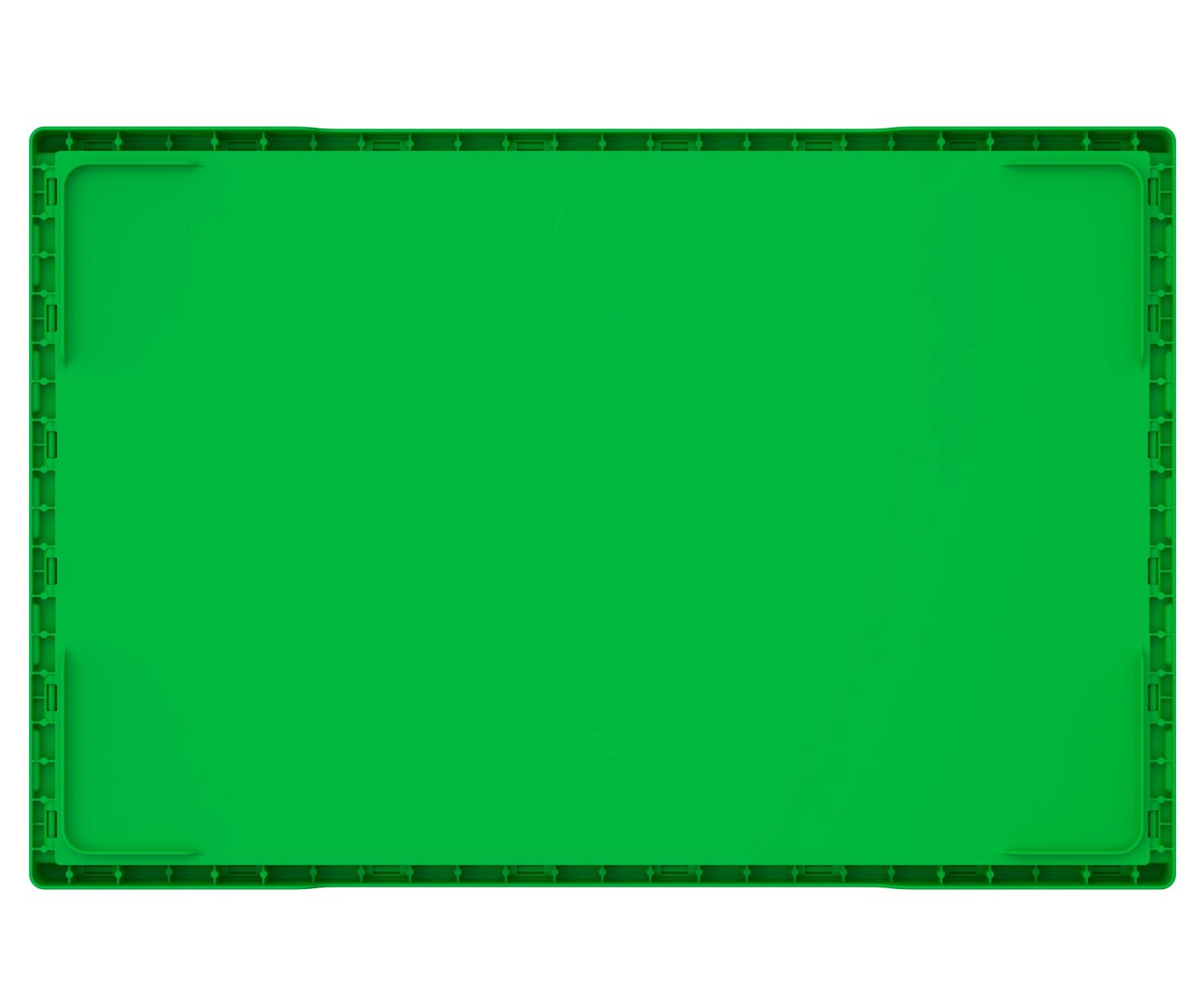 Ящик складной с кнопками-фиксаторами (ударопрочный, морозостойкий) АП 488, комплект 7 штук