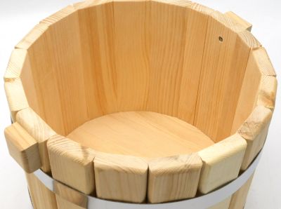 Деревянное ведро для риса с крышкой 5л, ХангириКо