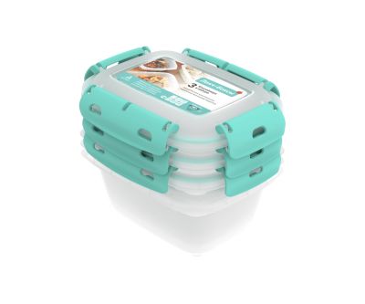 Набор контейнеров с уплотнителем №5 0,8л 3 шт