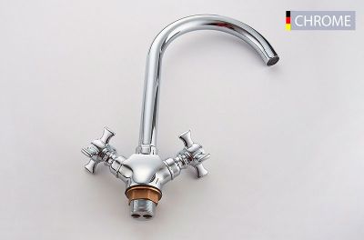 СМЕСИТЕЛЬ ДЛЯ КУХНИ LEDEME L4311A-2, ЛИТОЙ ИЗЛИВ