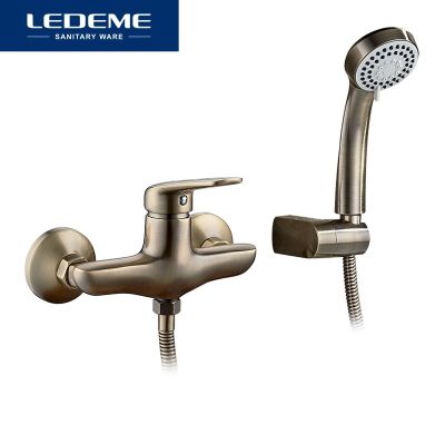 СМЕСИТЕЛЬ ДЛЯ ДУША LEDEME L2048C, БРОНЗА